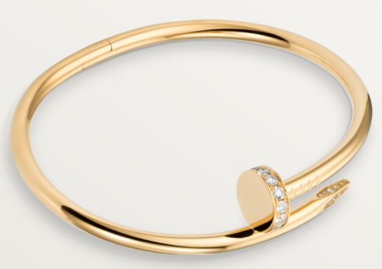 [TGKT-B31] Brazalete Cartier Juste un Clou oro amarillo circonias