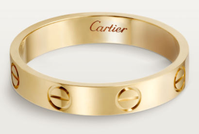 [TGKT-R05] Anillo Cartier Love oro amarillo 4mm