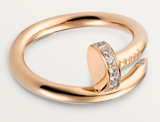 [TGKT-R53] Anillo Cartier Juste un Clou pavé oro rosa
