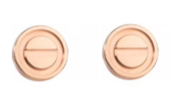 [TGKT-E07] Aretes Cartier Love botón tornillo oro rosa