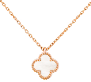[VC-XL44] Collar Van Cleef Alhambra Trébol Nácar Mini