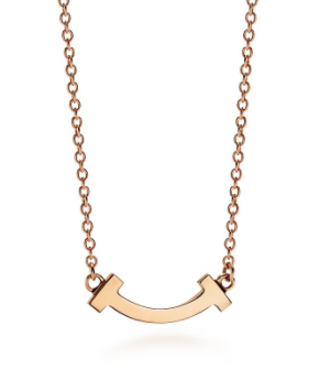 [TXL-14] Collar Tiffany T Smile Mini Oro Rosa