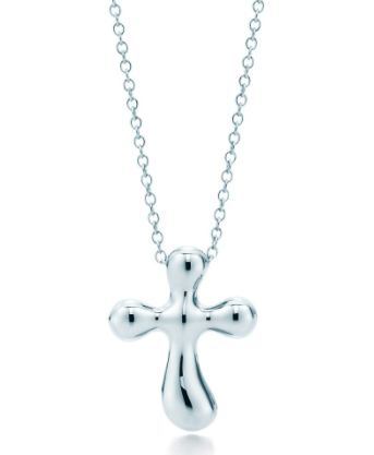 [N0067] Collar Tiffany Cruz Orgánica Lisa