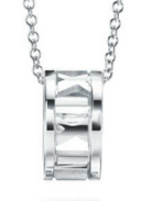 [N0186] Collar dije aro grueso texturizado plata 925