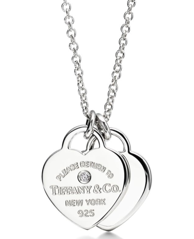 Collar Return to Tiffany Doble Corazón Plata 925