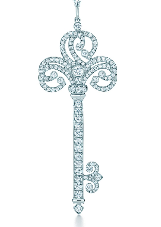 Charm llave lazo con corazón Tiffany Keys