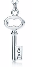 [N0078] Charm Tiffany Keys Llave Óvalo Clásica
