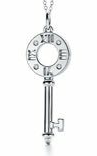 Charm llave Atlas numerales plata 925