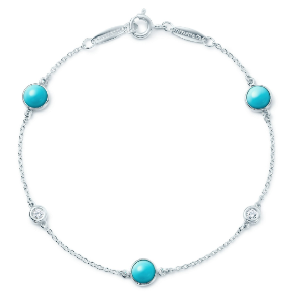 Brazalete Elsa Peretti Turquesa por Metro Plata