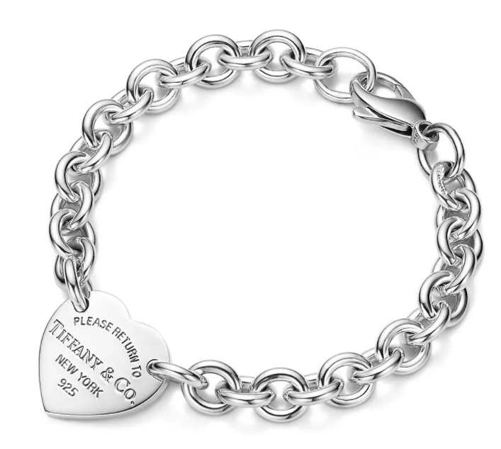 Pulsera corazón eslabones gruesos Return to Tiffany