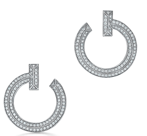 Aretes Aro Pavé Plata 925