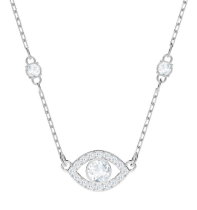 Collar Swarovski Ojo Protector Marquesa Pavé Rodio
