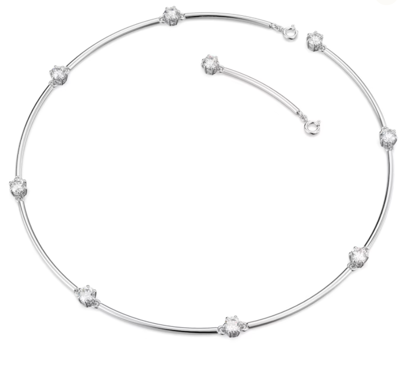 Collar Swarovski Constella Rígido Estaciones Rodio