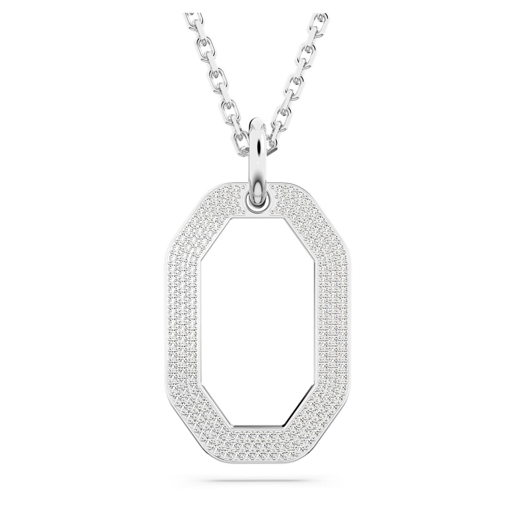 Collar Swarovski Millenia Octágono Pavé Rodio