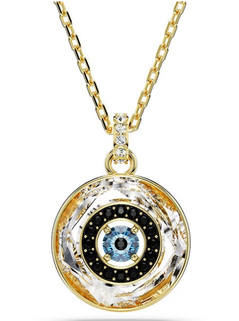 [X515] Collar colgante ojo protector Symbolica baño oro