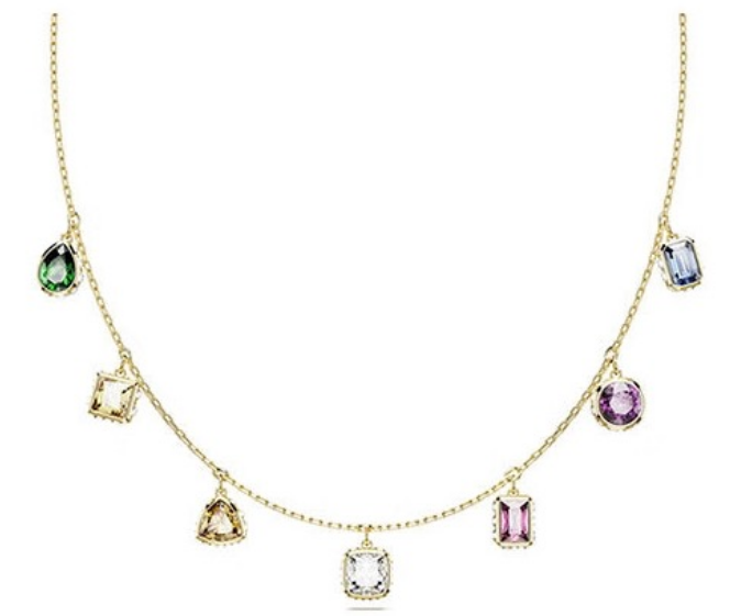 Collar Swarovski Gema Dijes Multicolor Cristales Mixtos