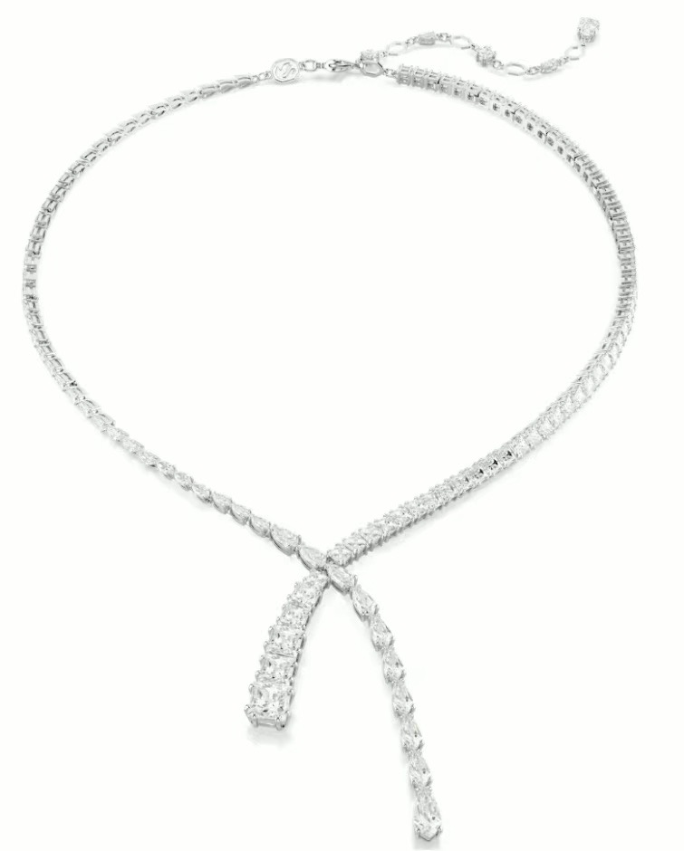 Collar Swarovski Lazo Cristales Marquise