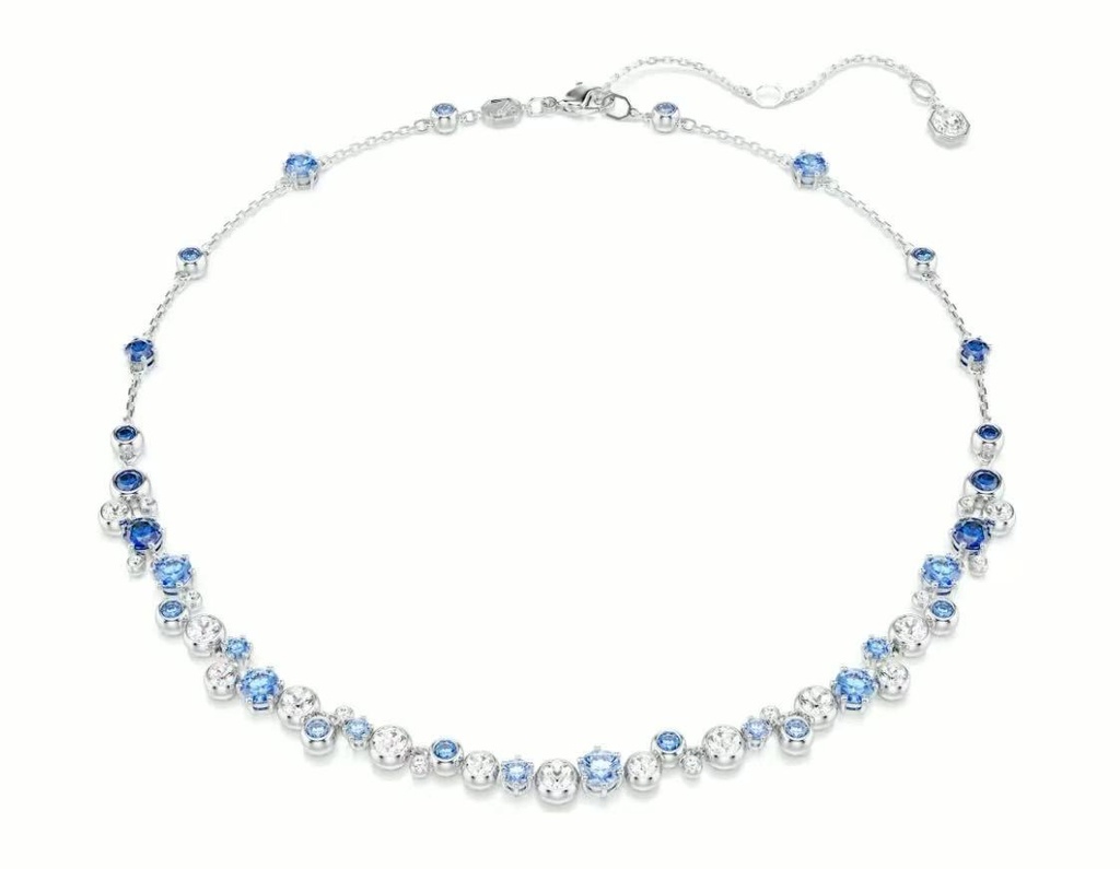 Collar Swarovski Constella Estaciones Azul y Blanco