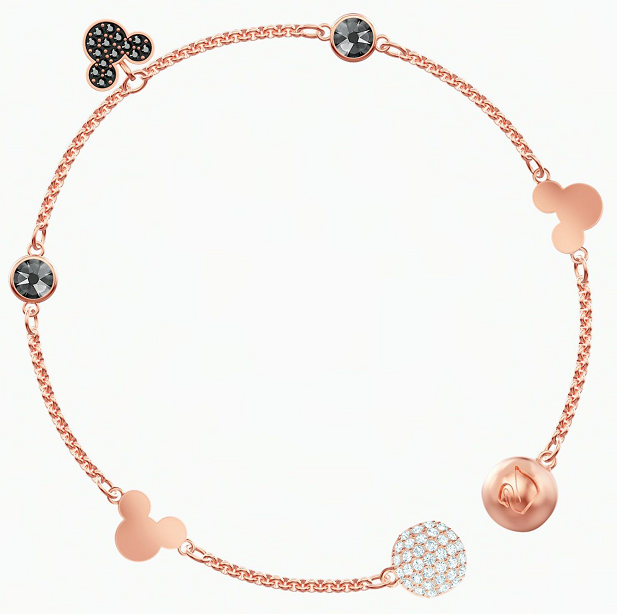 Brazalete Swarovski Mickey Mouse Oro Rosa