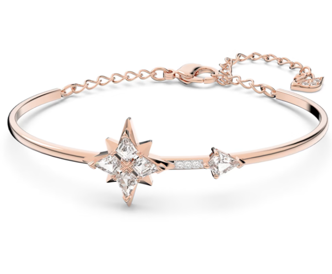 Brazalete Swarovski Estrella Oro Rosa