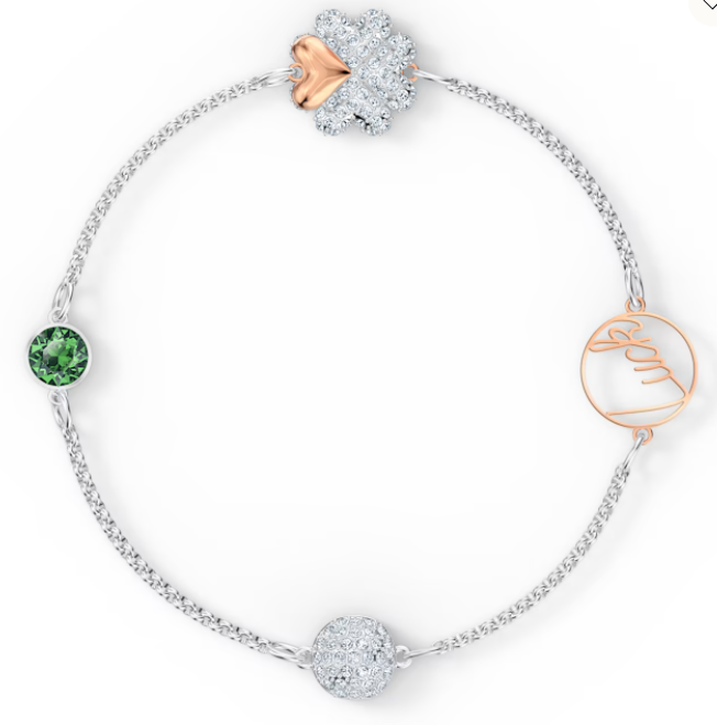 Brazalete Trébol de la Suerte y Charm Luck