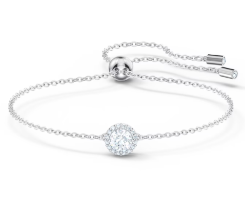 Brazalete Swarovski Constella cristal halo cadena fina
