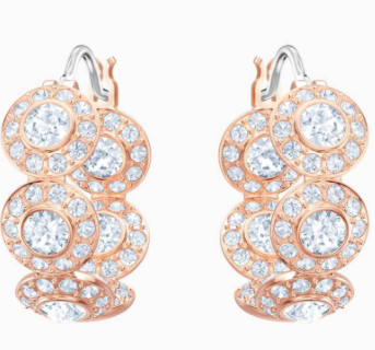 Aretes Swarovski Constella Aro Oro Rosa