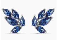 Aretes Swarovski Ala Cristal Azul Marquesa