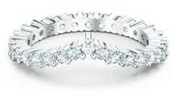 Anillo Swarovski Banda Eternidad Pavé Transparente