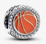 Charm Pandora Balón Baloncesto Naranja