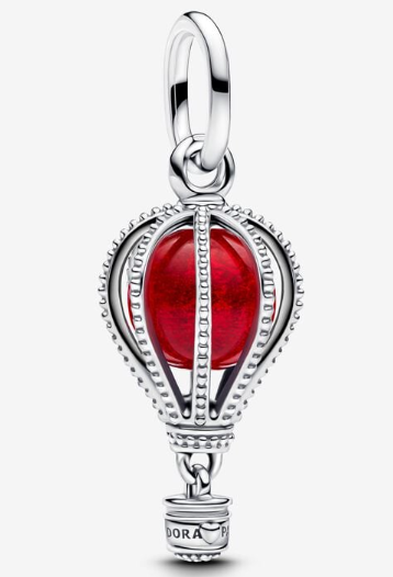 [798064C01] Charm globo aerostático piedra roja