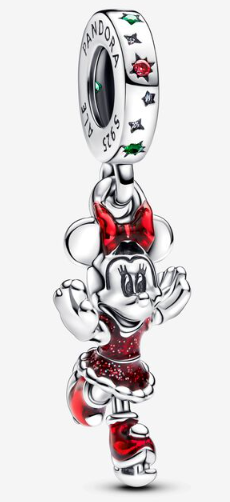[793530C01] Charm colgante Minnie Mouse navideña Disney Pandora