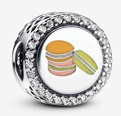 Charm Pandora Macarons Franceses Esmalte