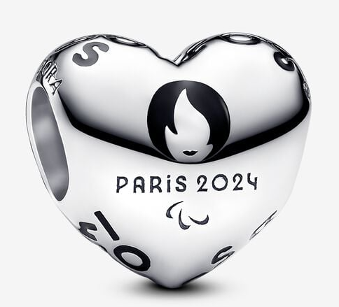 Charm corazón Juegos Paralímpicos París 2024 Pandora