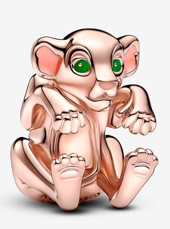 Charm Simba Bebé Disney Oro Rosa