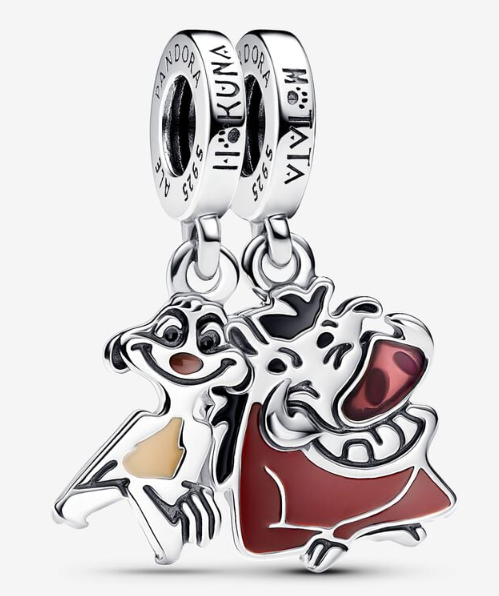 [793357C01] Charm colgante Timón y Pumba Disney Pandora