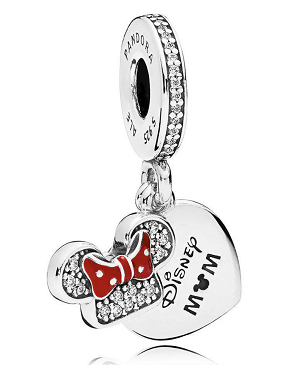 Charm colgante Minnie Mouse corazón Disney Mom