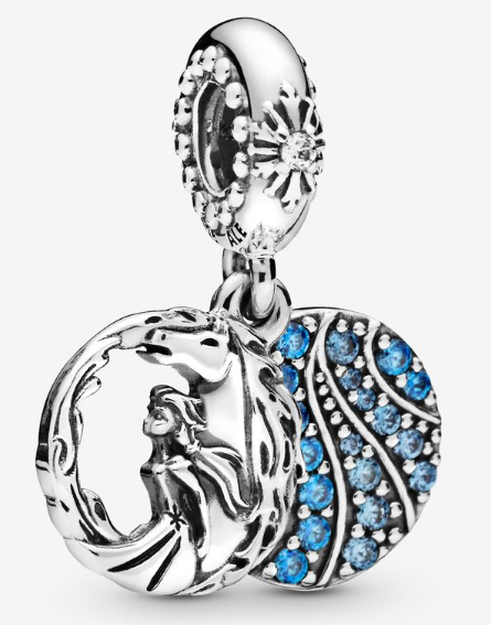 [P37] Charm colgante doble Elsa y caballo de hielo Disney