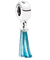 Charm colgante capa Frozen esmalte azul