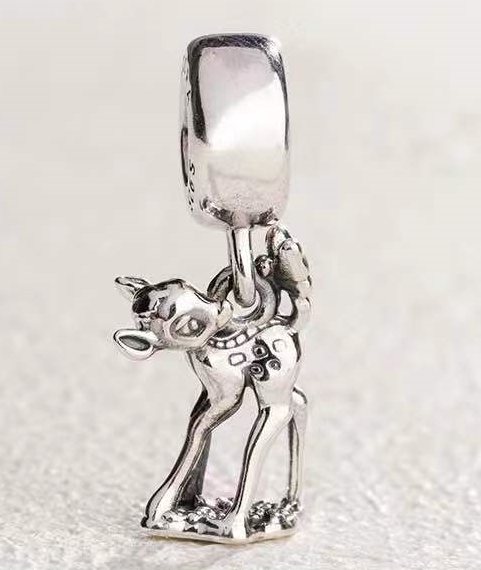 [P105] Charm colgante Bambi plata Disney