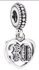 Charm colgante corazón número 30