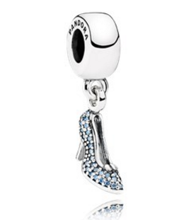 Charm Zapatilla Cenicienta Pavé Azul Disney