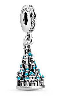 Charm Castillo Disney Pavé Techos Turquesa