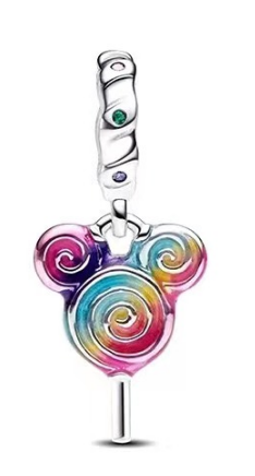 [P274] Charm colgante paleta Mickey Mouse esmalte multicolor