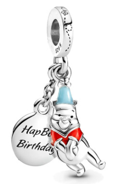 Charm colgante Winnie the Pooh Happy Birthday