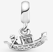 Charm colgante góndola veneciana pavé