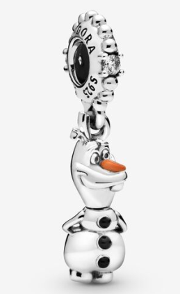 [P743] Charm colgante Olaf nariz de zanahoria Disney