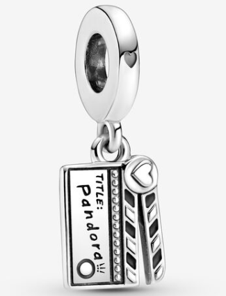 Charm colgante claqueta de cine 'Title: Pandora'