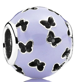 Charm Pandora Mariposas Esmalte Lila