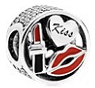 Charm Pandora Kiss Labial y Labios Esmalte Rojo